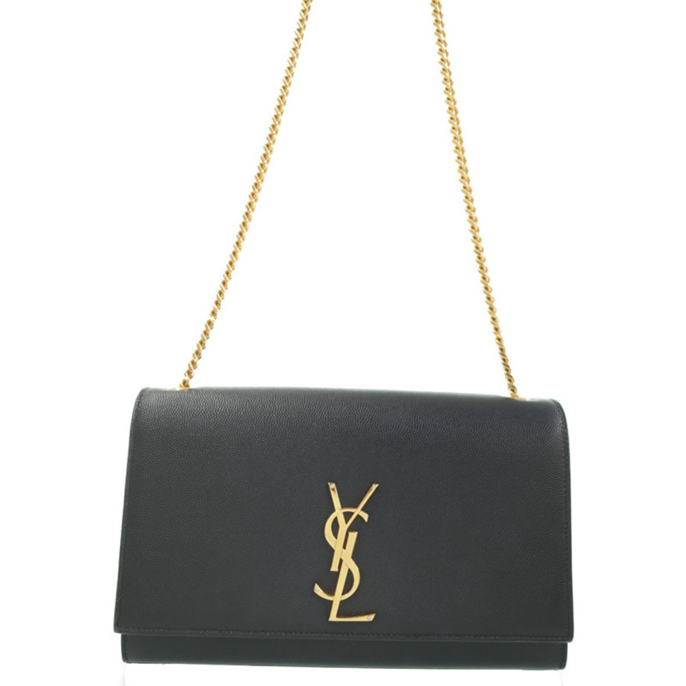 Saint Laurent Paris Classic Kate Satchel Chain Shoulder Bag Black